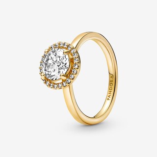Foto 2 | Foto 2 | Anillo Pandora Halo Redondo Brillante Recubrimiento En 14k 161234c01 Joyería De Lujo Para Mujer Ideal Para Regalo Elegante