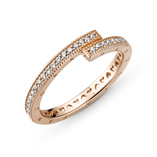 Foto 4 | Foto 4 | Anillo Pandora Sobrepuesto Reluciente Recubrimiento En 14k 189491c01 Joyería De Lujo Para Mujer Ideal Para Regalo Elegante