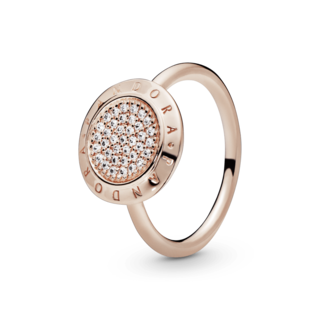 Foto 1 | Foto 1 | Anillo Pandora Con Pavé Y Logotipo Recubrimiento En Oro 14k 180912cz Baño De Oro 14k Joyería De Lujo Mujer Ideal
