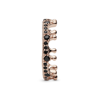 Foto 3 | Foto 3 | Anillo Corona Reluciente Con Piedras Negras Pandora Moments 187087nck Baño De Oro 14k Colección Pandora Moments Original