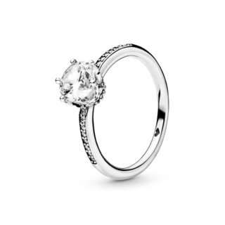 Foto 1 | Foto 1 | Anillo Pandora Corona Deslumbrante Transparente Original 198289cz Baño De Oro 14k Joyería De Lujo Para Mujer Ideal Para Regalo
