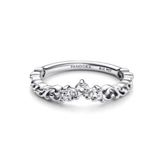 Foto 2 | Foto 2 | Anillo Tiara Remolino Real Pandora Plata Esterlina Original 192232c01 Joyería De Lujo Para Mujer Ideal Para Regalo Elegante