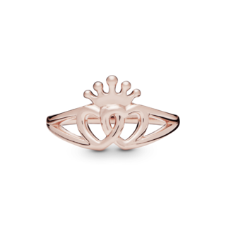 Foto 2 | Foto 2 | Anillo Pandora Corazones Entrelazados Y Corona 14k 187685 Baño De Oro 14k Joyería De Lujo Para Mujer Ideal Para Regalo Elegante