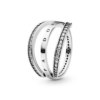 Foto 1 | Foto 1 | Anillo Con Corazones Y Logotipo De Pandora Signature Original 197404cz Joyería De Lujo Para Mujer Ideal Para Regalo Elegante