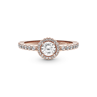 Foto 2 | Foto 2 | Anillo Pandora Clásico Con Halo Brillante Recubrimiento 14k 188861c01 Joyería De Lujo Para Mujer Ideal Para Regalo Elegante