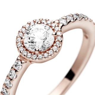Foto 4 | Foto 4 | Anillo Pandora Clásico Con Halo Brillante Recubrimiento 14k 188861c01 Joyería De Lujo Para Mujer Ideal Para Regalo Elegante