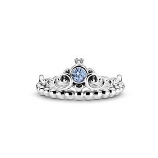 Foto 2 | Foto 2 | Anillo Pandora Tiara Azul Cenicienta Disney Original 199191c01 Edición Limitada Disney Joyería De Lujo Mujer Ideal