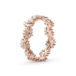 Foto 2 | Foto 2 | Anillo De Corona De Margaritas Brillantes Pandora Moments 188799c01 Baño De Oro 14k Colección Pandora Moments Original Joyería