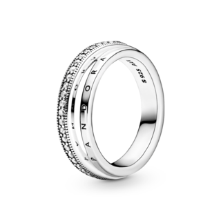 Foto 1 | Foto 1 | Anillo Pandora De Pavé Banda Triple Original Joyería Fina 199040c01 Joyería De Lujo Para Mujer Ideal Para Regalo Elegante