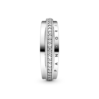 Foto 3 | Foto 3 | Anillo Pandora De Pavé Banda Triple Original Joyería Fina 199040c01 Joyería De Lujo Para Mujer Ideal Para Regalo Elegante