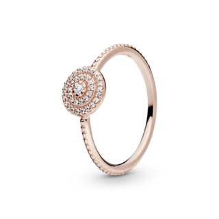 Foto 1 | Foto 1 | Anillo Pandora Brillo Elegante Recubrimiento En Oro Rosa 14k 180986cz Baño De Oro Rosa 14k Joyería De Lujo Para Mujer Ideal
