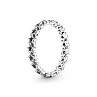 Foto 1 | Foto 1 | Anillo Pandora Banda De Estrellas Asimétricas Original 190029c00 Joyería De Lujo Para Mujer Ideal Para Regalo Elegante