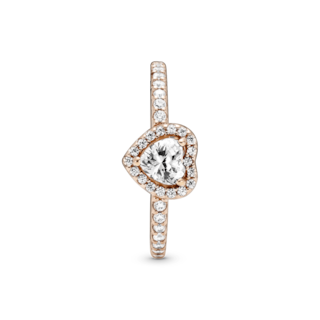 Foto 3 | Foto 3 | Anillo Pandora De Corazón Elevado Brillante 14k 188421c02 Joyería De Lujo Para Mujer Ideal Para Regalo Elegante