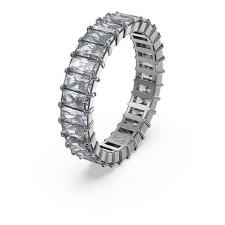 Foto 2 | Foto 2 | Anillo Swarovski Matrix Talla Baguette Gris Baño De Rutenio 5648916 Acabado En Rutenio Moderno Joyería De Lujo Para Mujer Ideal