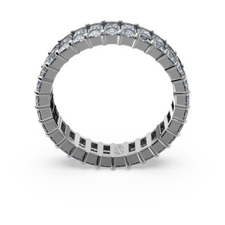 Foto 4 | Foto 4 | Anillo Swarovski Matrix Talla Baguette Gris Baño De Rutenio 5648916 Acabado En Rutenio Moderno Joyería De Lujo Para Mujer Ideal