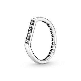 Foto 1 | Foto 1 | Anillo Pandora Apilable Barra Resplandeciente Original 199041c01 Joyería De Lujo Para Mujer Ideal Para Regalo Elegante