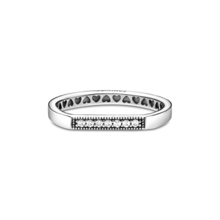 Foto 2 | Foto 2 | Anillo Pandora Apilable Barra Resplandeciente Original 199041c01 Joyería De Lujo Para Mujer Ideal Para Regalo Elegante