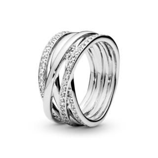 Foto 1 | Foto 1 | Anillo Pandora Entrelazado Esterlina Original Joyería Fina 190919cz Joyería De Lujo Para Mujer Ideal Para Regalo Elegante