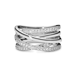 Foto 2 | Foto 2 | Anillo Pandora Entrelazado Esterlina Original Joyería Fina 190919cz Joyería De Lujo Para Mujer Ideal Para Regalo Elegante