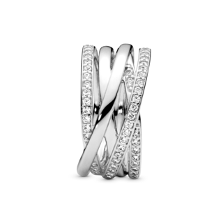 Foto 3 | Foto 3 | Anillo Pandora Entrelazado Esterlina Original Joyería Fina 190919cz Joyería De Lujo Para Mujer Ideal Para Regalo Elegante
