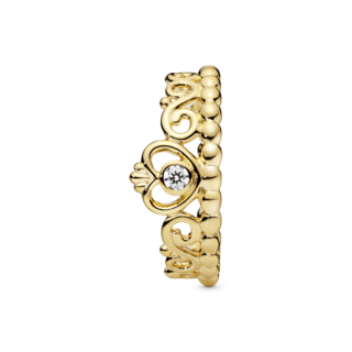 Foto 3 | Foto 3 | Anillo Pandora Tiara De Princesa Recubrimiento En Oro De 14k 167158cz Baño De Oro 14k Joyería De Lujo Mujer Ideal