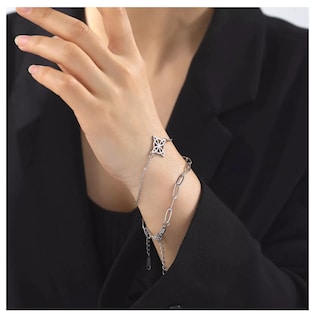 Foto 4 | Foto 4 | Collar Y Pulsera Celta Nudo De Bruja Acero Inoxidable Plata