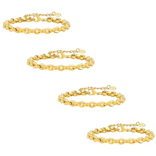 Foto 1 | Foto 1 | Pulseras Damaventdepot Mxhnl-004 4 Piezass Oro
