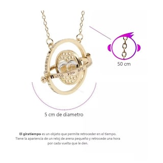 Foto 3 | Foto 3 | Set De Dorada Giratiempo, Snitch Pulsera Collar Y Accesorios Belug Plata Dorado
