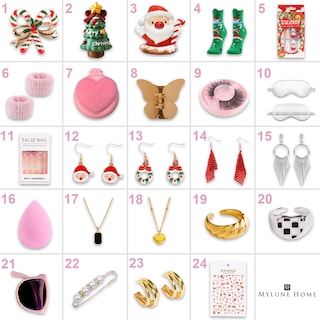 Foto 2 | Foto 2 | Calendario De Adviento Mh Mylune Home 2024 Con 24 Regalos De Navidad Para Mujer - Venta Internacional.