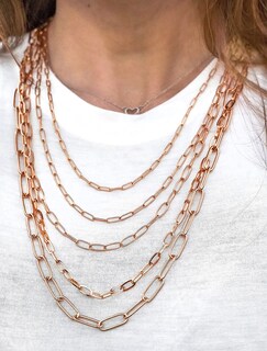 Foto 6 | Foto 6 | Conjunto De Joyas West Coast Paperclip, Collar Y Pulsera - Venta Internacional.