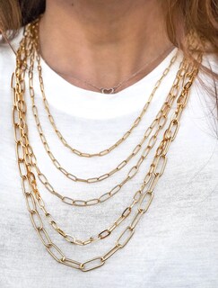 Foto 6 | Foto 6 | Conjunto De Joyas West Coast Paperclip, Collar Y Pulsera - Venta Internacional.