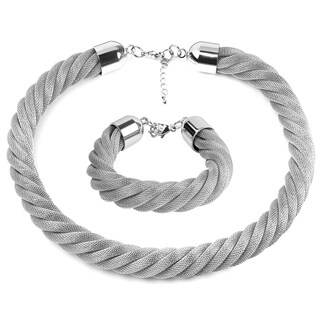 Foto 1 | Foto 1 | Set De Joyas West Coast Elya De Acero Inoxidable Twisted Mesh - Venta Internacional.