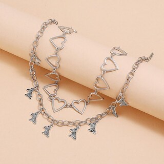 Foto 4 | Foto 4 | Juego De Collares Huoguo Love Butterfly Con Colgante De Aleación Para Mujer - Venta Internacional.