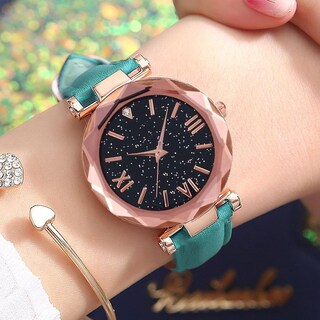 Foto 2 | Foto 2 | Cinturón Unisex Watch Huoguo Con Diseño De Estrellas Diseño De Little Point Esmerilado - Venta Internacional.