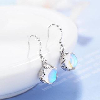 Foto 2 | Foto 2 | Pendientes Redondos De Cobre Huoguo Para Mujer  Regalo De Boda (2 Unidades) - Venta Internacional.