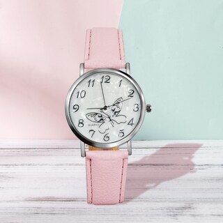 Foto 2 | Foto 2 | Reloj Huoguo Elegante Pulsera De Cuero Con Forma De Mariposa Para Mujer - Venta Internacional.