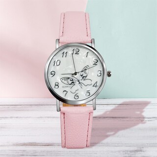 Foto 3 | Foto 3 | Reloj Huoguo Elegante Pulsera De Cuero Con Forma De Mariposa Para Mujer - Venta Internacional.