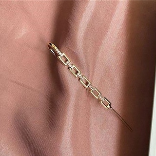 Foto 3 | Foto 3 | Pendientes Huoguo Fashion Tipo Aurícula Tipo Clip De Alambre Dorado - Venta Internacional.