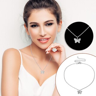 Foto 4 | Foto 4 | Colgante Huoguo De Metal Con Borla En Forma De Mariposa Para Mujer - Venta Internacional.