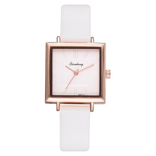 Foto 2 | Foto 2 | Reloj De Pulsera Huoguo Fashion Para Mujer Piel De Cuarzo Y Acero Inoxidable - Venta Internacional.