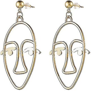 Foto 1 | Foto 1 | Pendientes Mookoo Vintage Dorados Llamativos Colgantes Para Niñas - Venta Internacional.