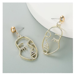 Foto 5 | Foto 5 | Pendientes Mookoo  Vintage  Dorados  Llamativos  Colgantes Para Niñas - Venta Internacional.
