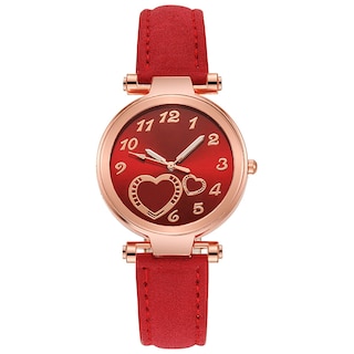 Foto 1 | Foto 1 | Reloj De Pulsera Huoguo Fashion Para Mujer Cristal Dorado Acero Inoxidable - Venta Internacional.