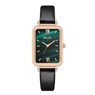 Foto 1 | Foto 1 | Reloj Huoguo Estampado De Moda Para Mujer Rectangular Verde - Venta Internacional.