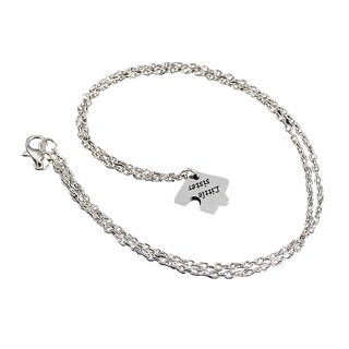 Foto 4 | Foto 4 | Juego De Collares Huoguo Broken Heart Puzzle Mom Sister X3 Silver - Venta Internacional.