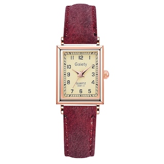 Foto 1 | Foto 1 | Reloj Huoguo Correa De Poliuretano De Lujo Para Mujer Y Mujer Borde En Oro Rosa - Venta Internacional.
