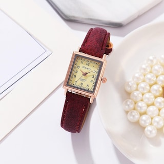Foto 2 | Foto 2 | Reloj Huoguo Correa De Poliuretano De Lujo Para Mujer Y Mujer Borde En Oro Rosa - Venta Internacional.