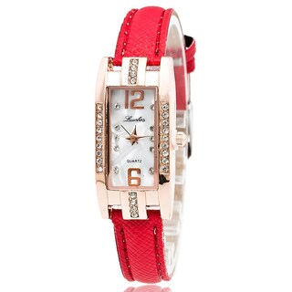 Foto 1 | Foto 1 | Reloj De Pulsera Huoguo Fashion Pointer De Piel De Cuarzo Para Mujer - Venta Internacional.