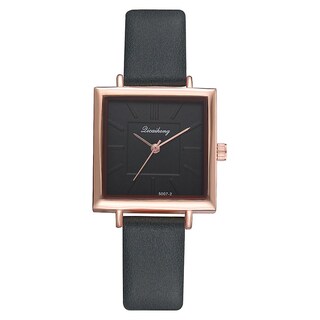 Foto 1 | Foto 1 | Reloj De Pulsera Huoguo Fashion Para Mujer Piel De Cuarzo Y Acero Inoxidable - Venta Internacional.