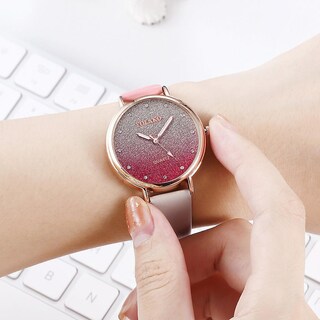 Foto 2 | Foto 2 | Reloj Yolako Fashion Con Esfera Degradada Simple Y Cinturón De Diamantes - Venta Internacional.
